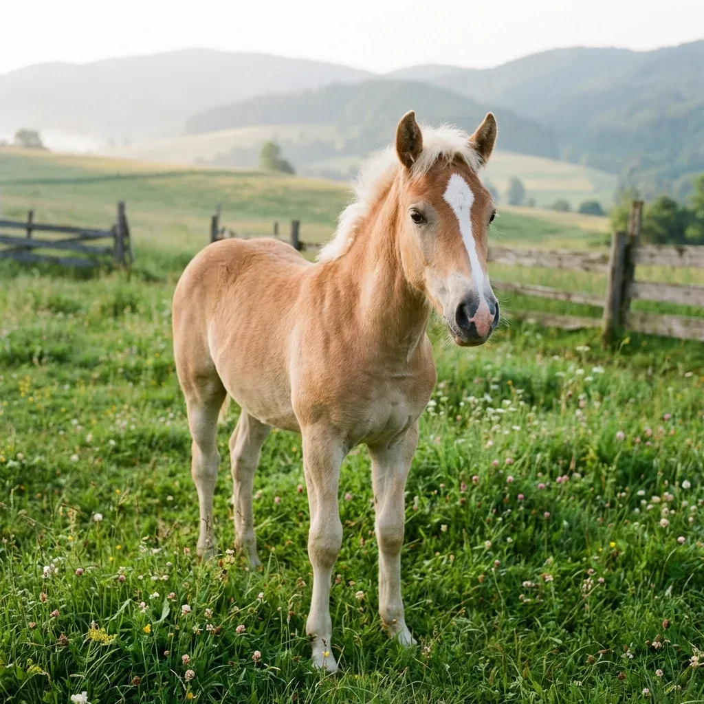 Haflinger Foal